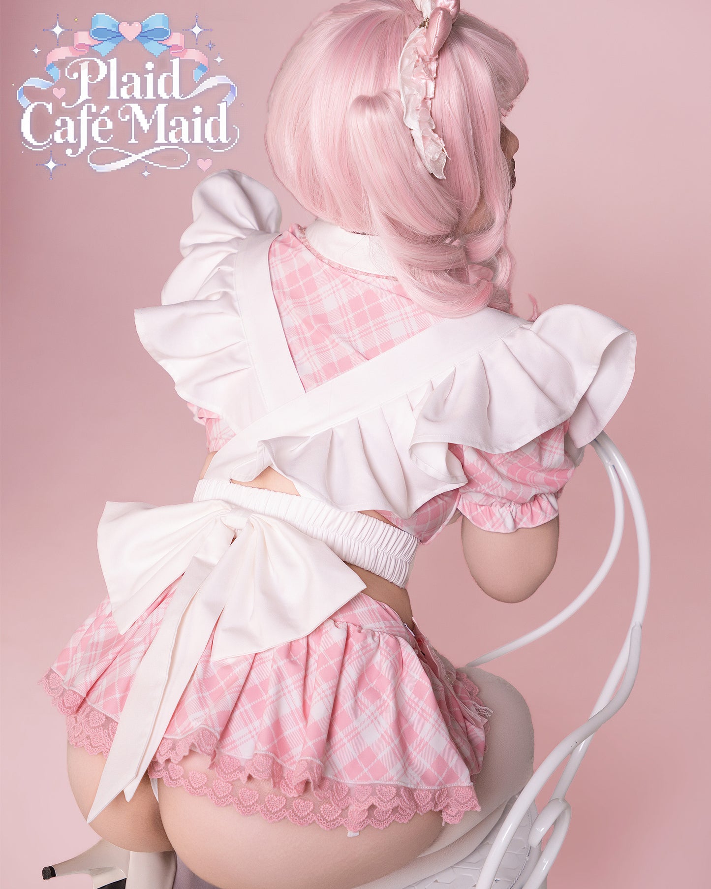 Maid Lingerie Set Pink.ver