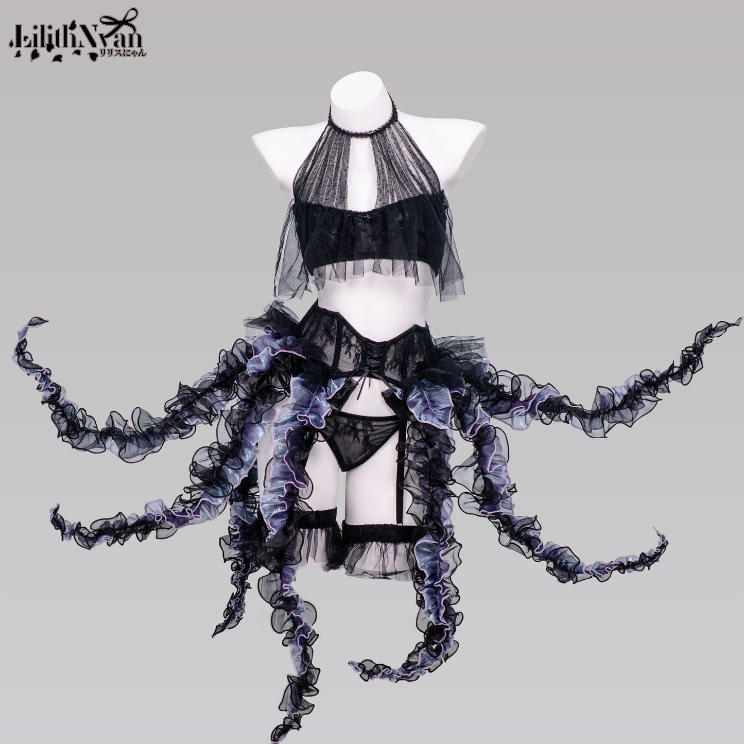 [FREE SHIPPING] Abyssal Belle Luxury Lingerie Set-Cthulhu/Lovecraftian style