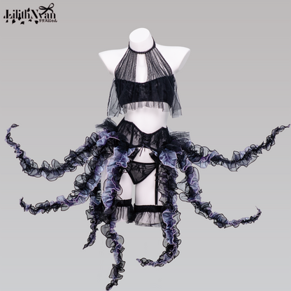 [FREE SHIPPING] Abyssal Belle Luxury Lingerie Set-Cthulhu/Lovecraftian style