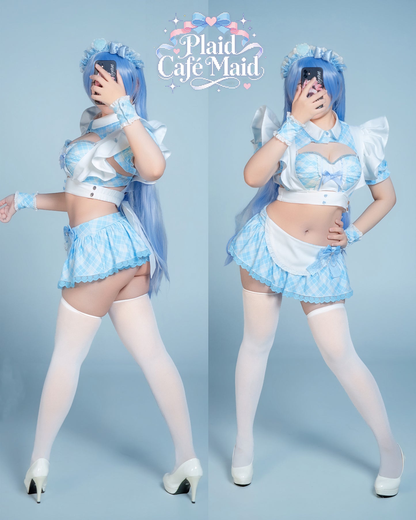 Maid Lingerie Set Blue.ver
