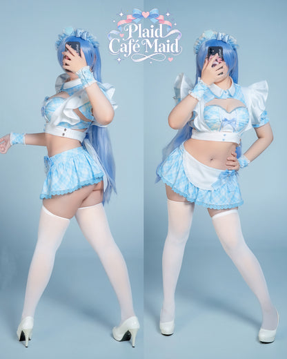 Maid Lingerie Set Blue.ver