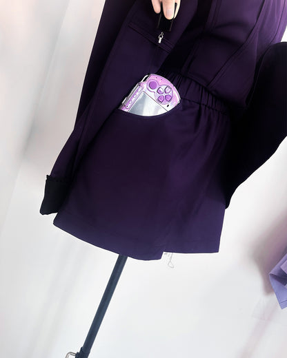 [PRE-ORDER] Jirai Kei Violet Blouse & Shorts Set – Honeyswan