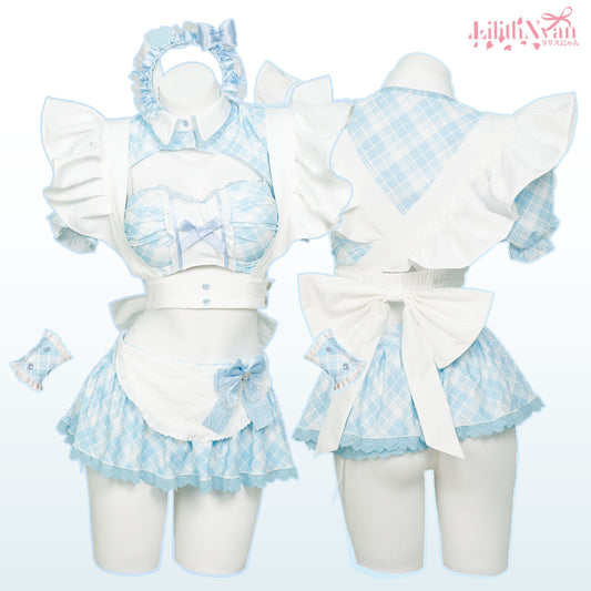 Maid Lingerie Set Blue.ver