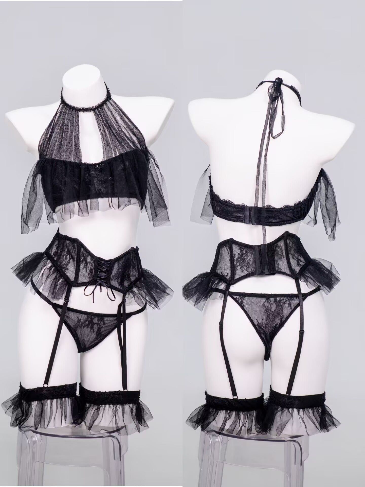 [FREE SHIPPING] Abyssal Belle Luxury Lingerie Set-Cthulhu/Lovecraftian style