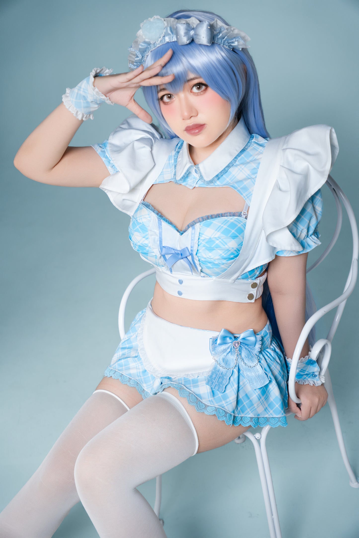 Maid Lingerie Set Blue.ver