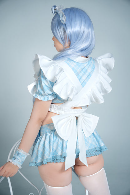 Maid Lingerie Set Blue.ver