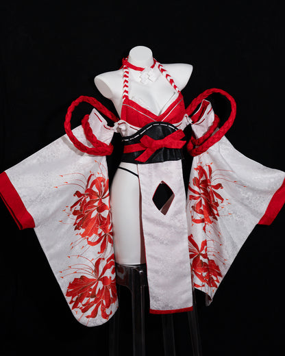 Demon Miko Costume Lingerie