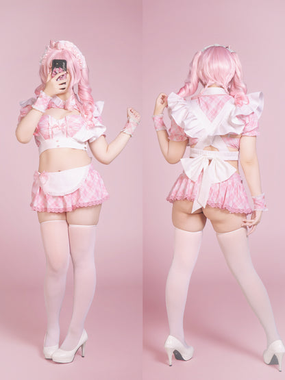 Maid Lingerie Set Pink.ver