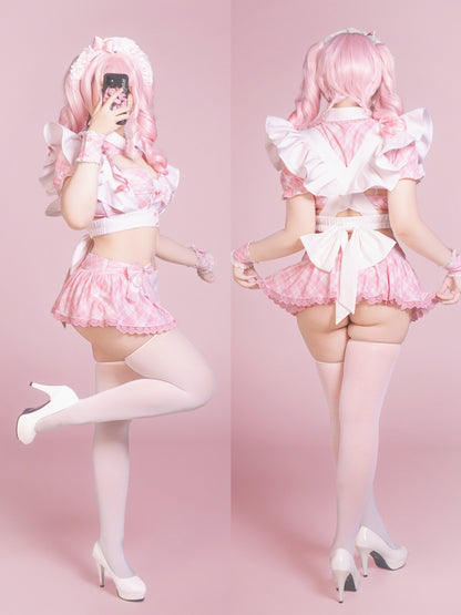 Maid Lingerie Set Pink.ver
